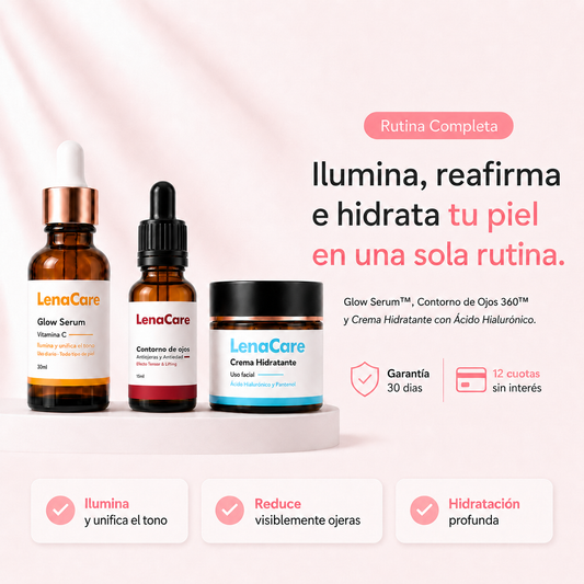 Rutina Completa | Antioxidante, Antiojeras e Hidratación Profunda