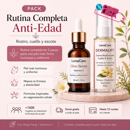 Rutina Completa Anti-Edad | Rostro, Cuello y Escote